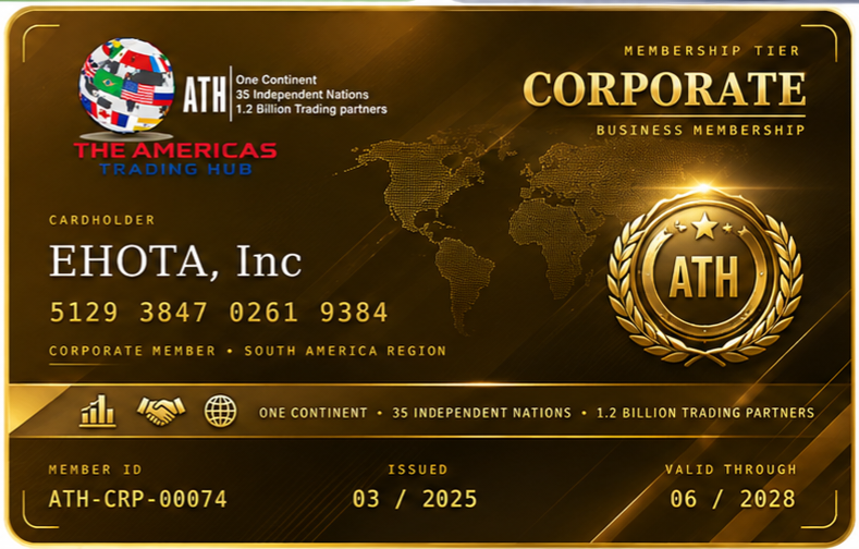CORPORATE Membership Card Front