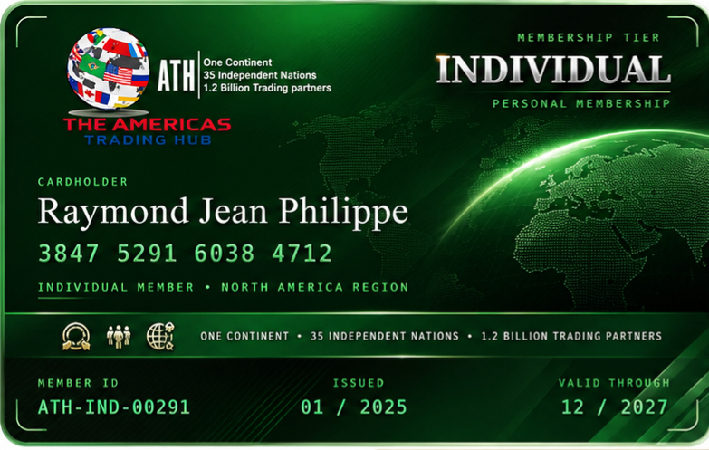 INDIVIDUAL Membership Card Front